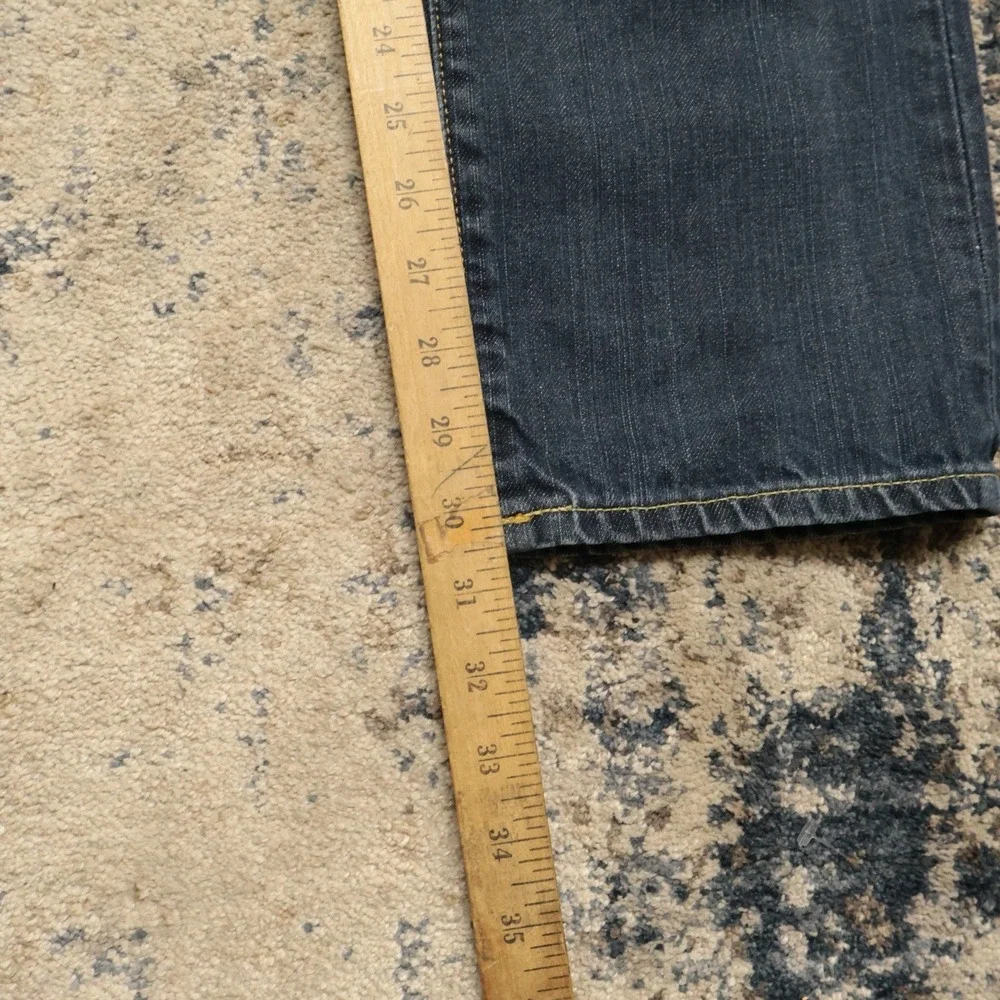 Polo Ralph Lauren 381 Slim Fit Jeans Men's 33x30 Rigid 100% Cotton Blue Denim